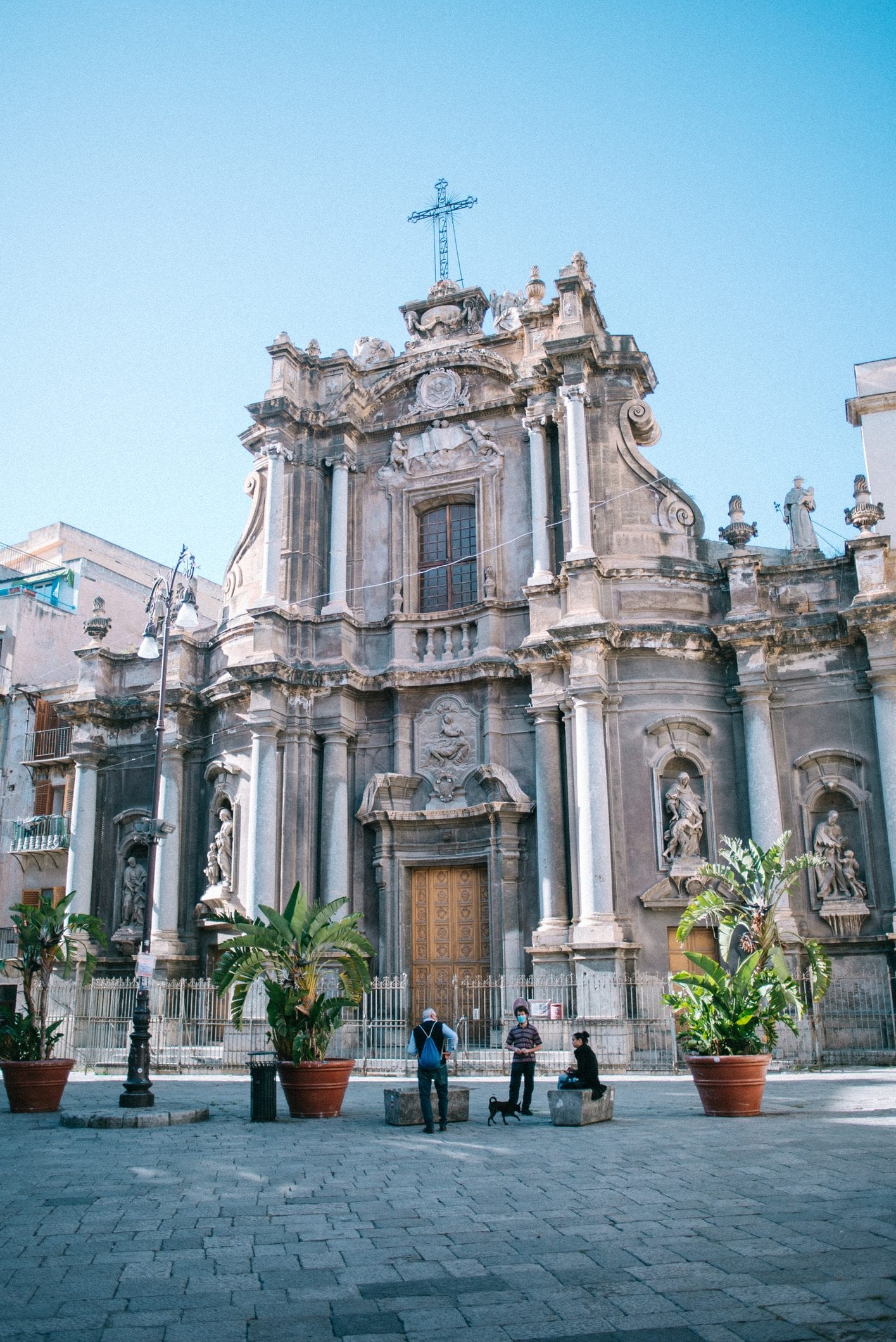 Palermo, scorcio Piazza Sant’Anna
