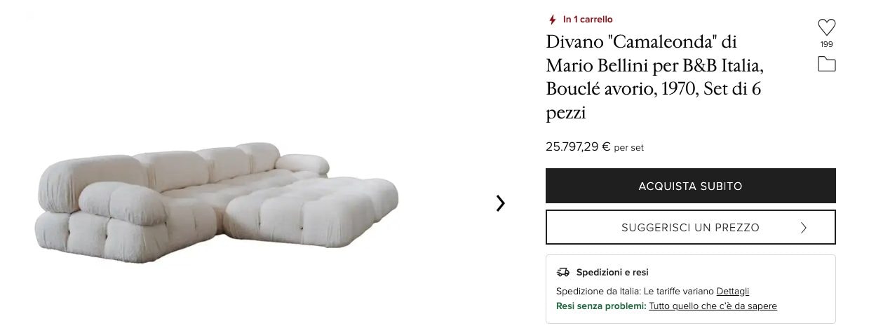Divano in vendita su 1stDibs