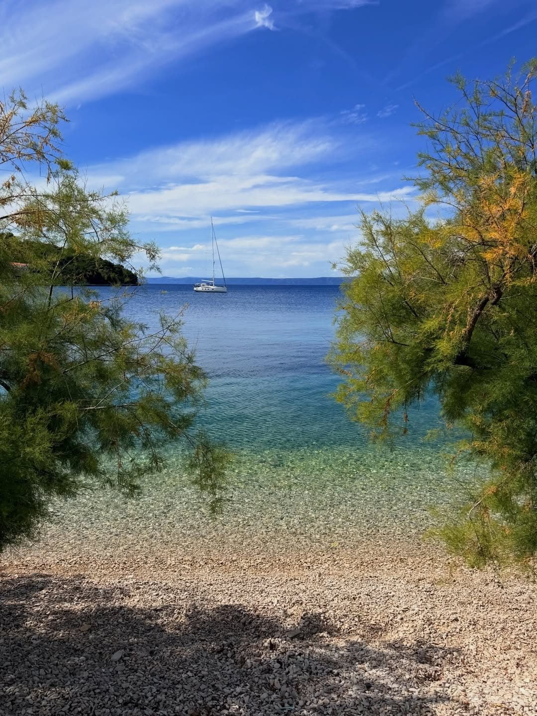 Una delle baie dell’isola di Hvar, Croazia