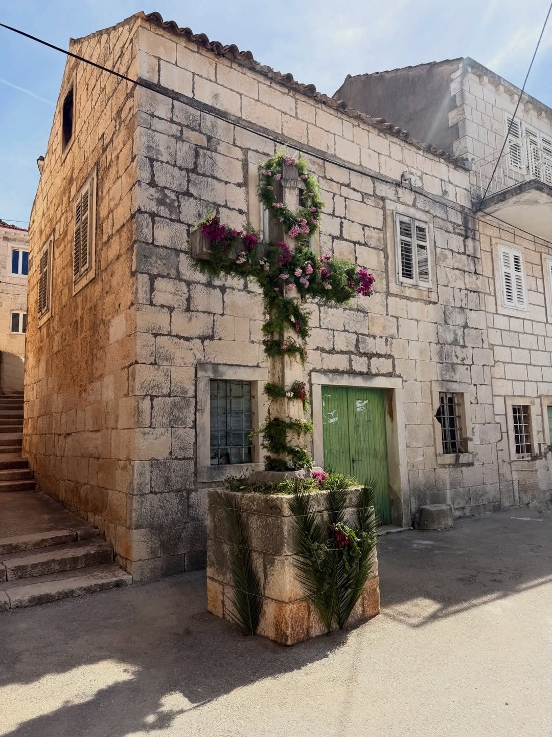 Villaggio di Račišće, sull’isola di Curzola in Croazia, dall’instagram di Elodie