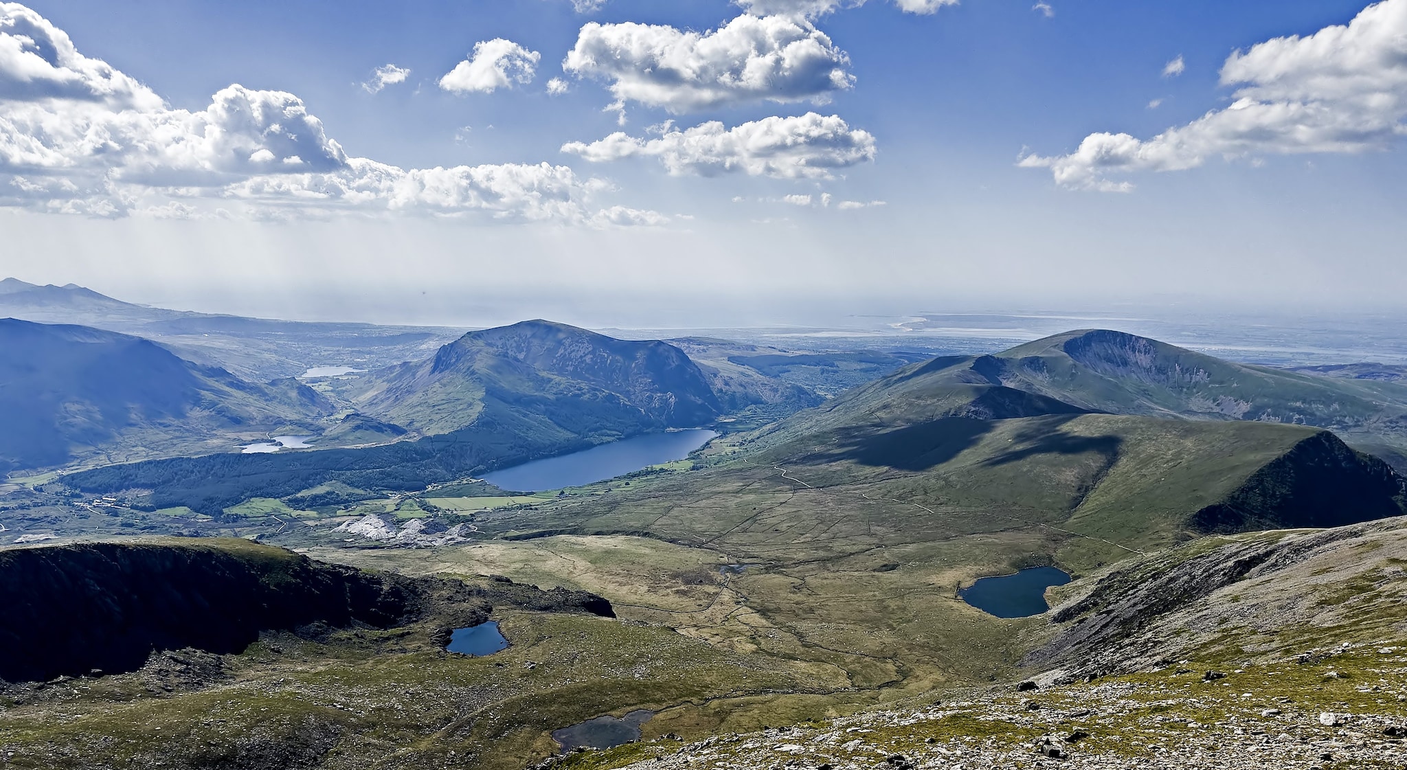 Vista dal Monte Snowdon, Galles
