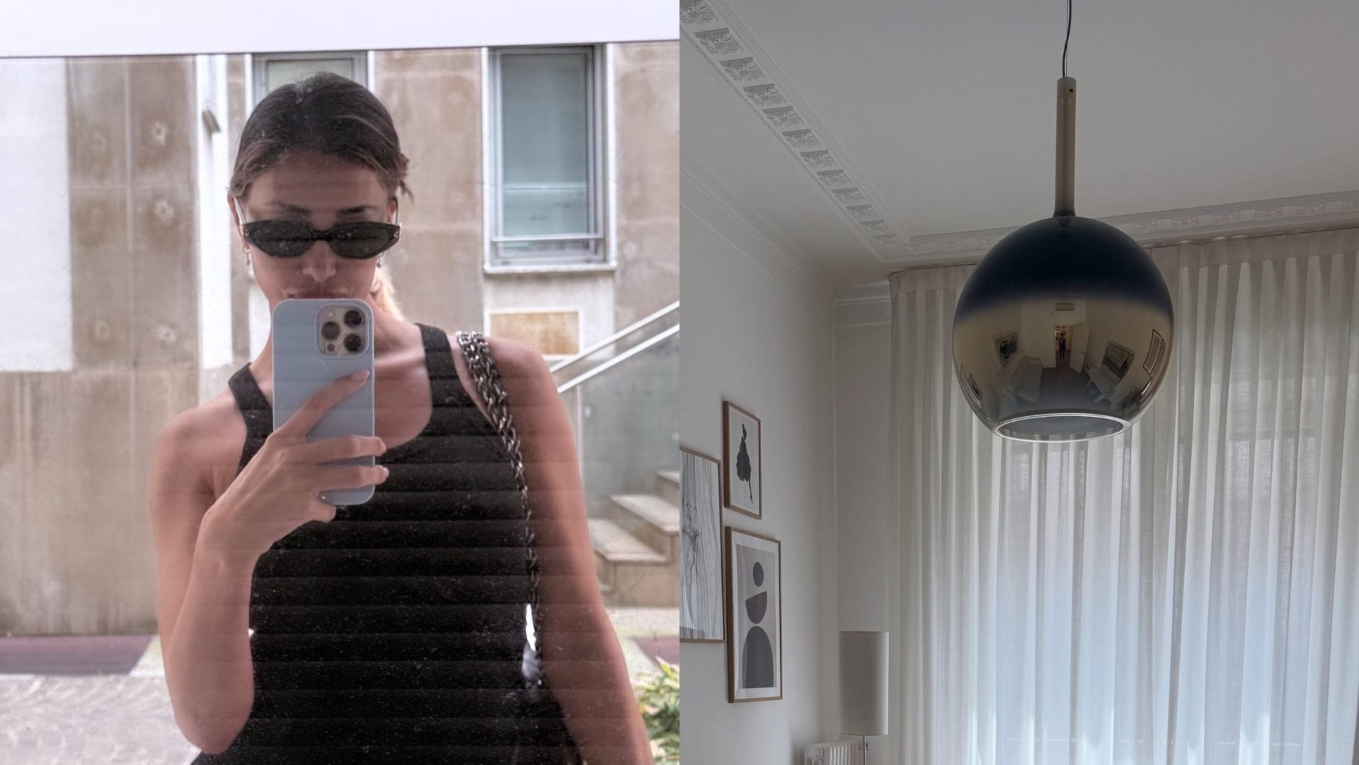 Belén Rodriguez, nella nuova casa ha un lampadario di design: è una sfera di vetro da quasi 2mila euro