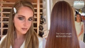 Chiara Ferragni lancia il trend dei glass hair: i capelli a effetto vetro sono il must del momento
