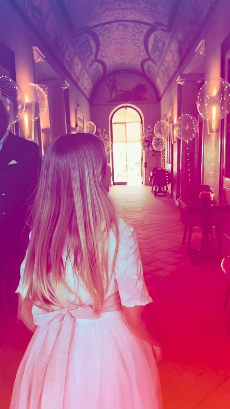 Isabel Totti alla Casina Valadier