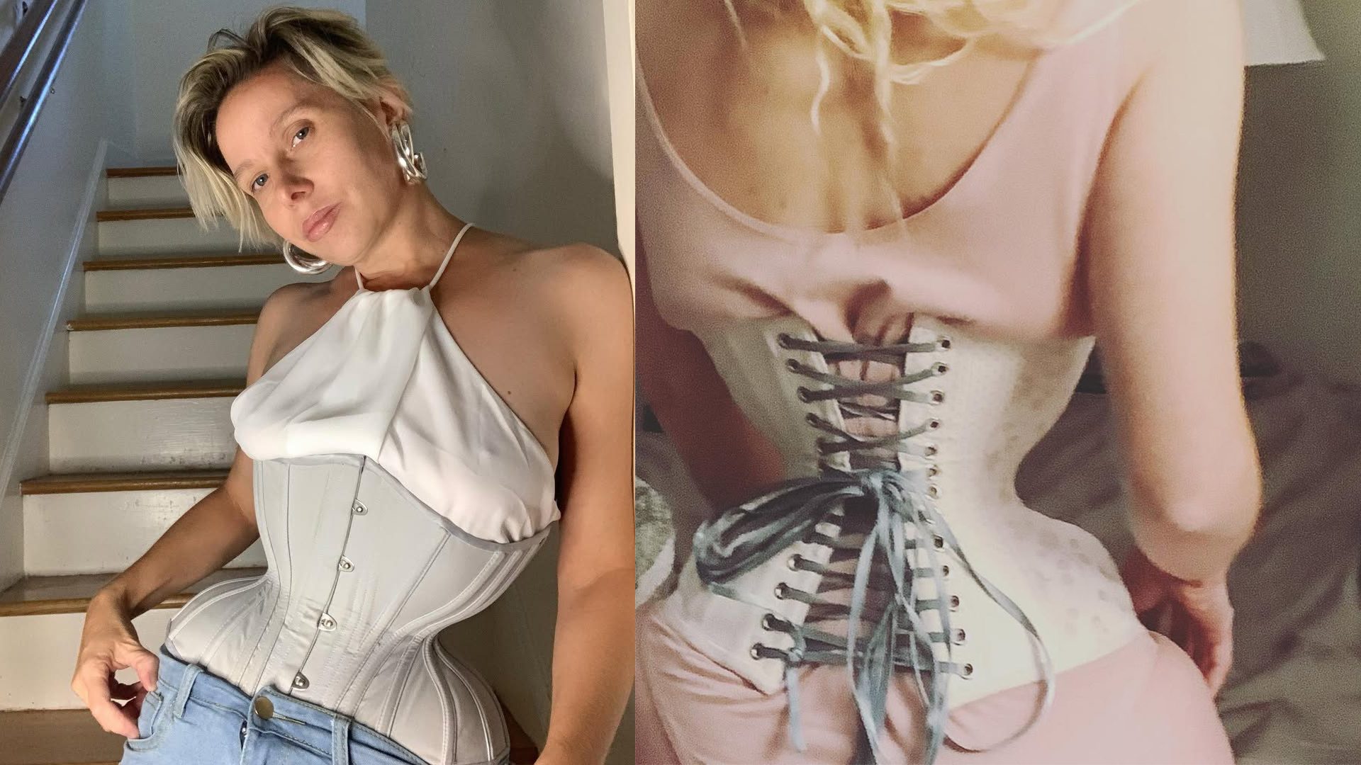 Sarah Belle, col corsetto 24 ore al giorno: vuole arrivare al girovita più stretto del mondo, ora è 58 cm