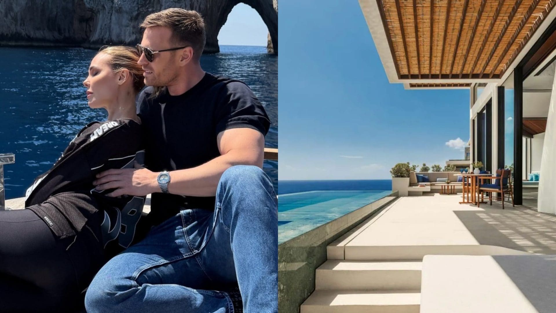 Ilary Blasi in Grecia con Bastian Muller: la villa da sogno nelle Cicladi costa oltre 7 milioni di euro