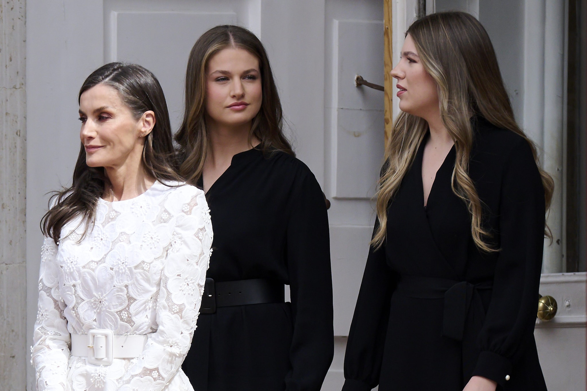 Letizia di Spagna, la principessa Leonor e l’infanta Sofia