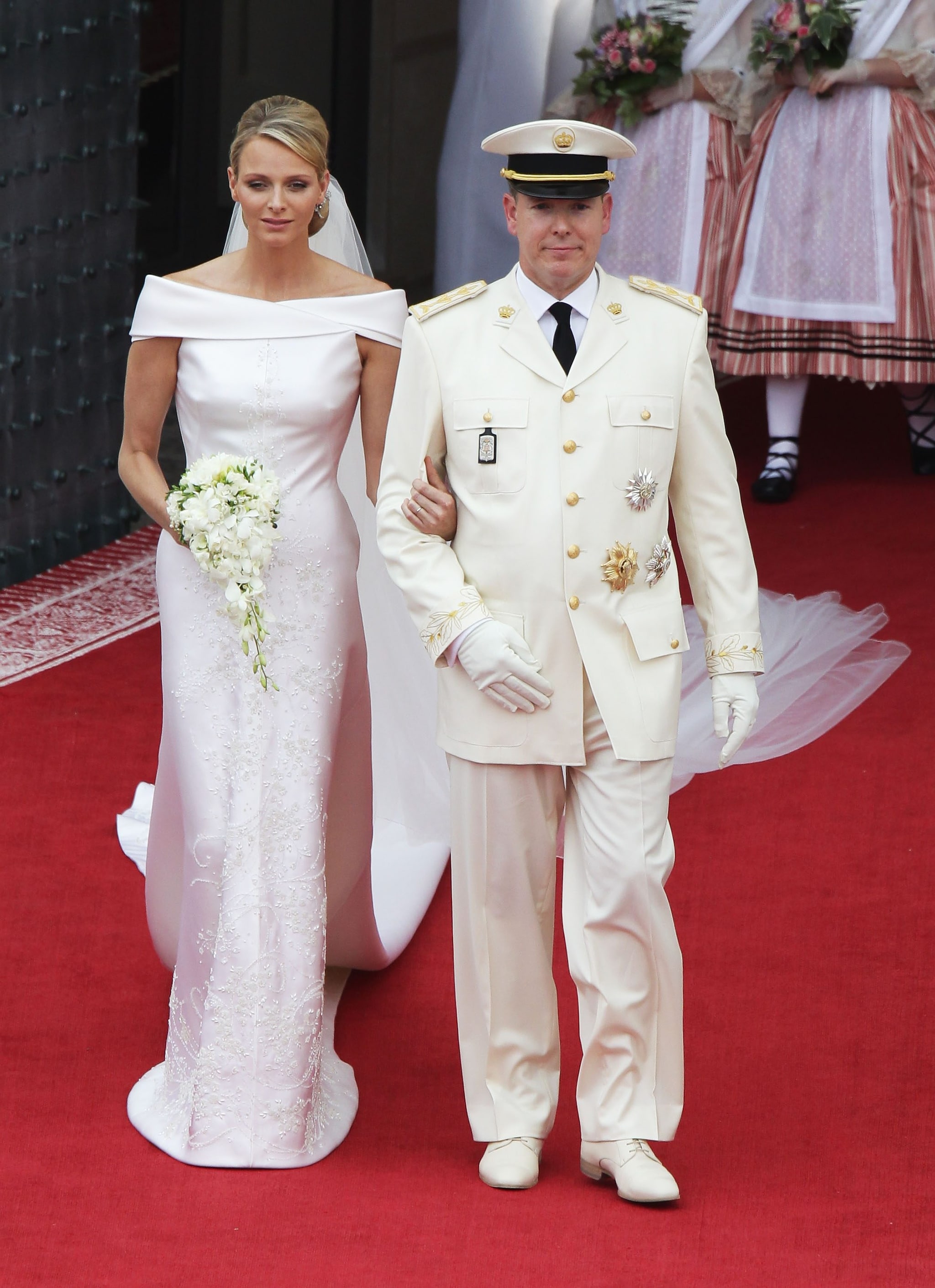 Charlene in Giorgio Armani Privé