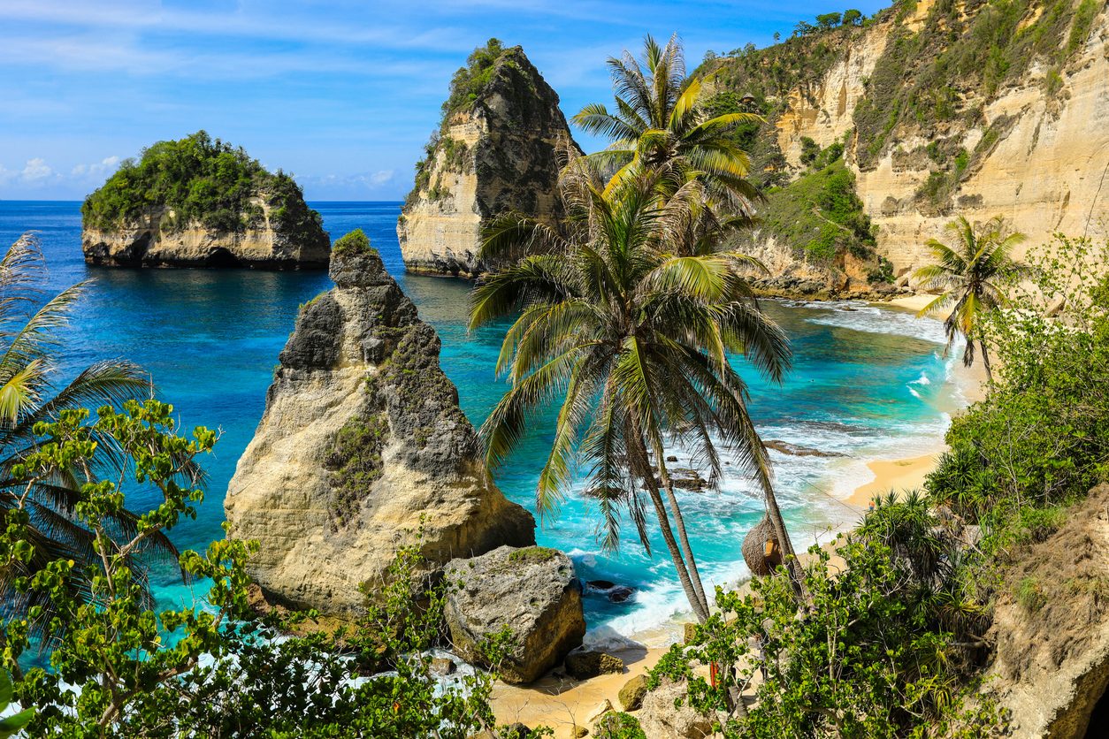Spiaggia dei diamanti a Bali