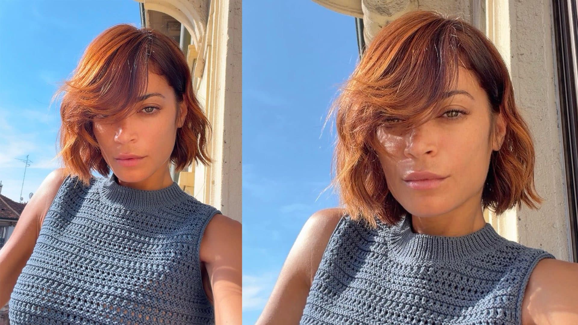 Elodie coi Copper Hair: il cambio look dell'estate è il caschetto ramato
