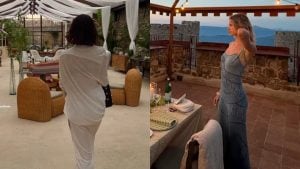 Elodie e Franceska Nuredini in Cilento: vacanza da fiaba nel castello da oltre 700 euro a notte