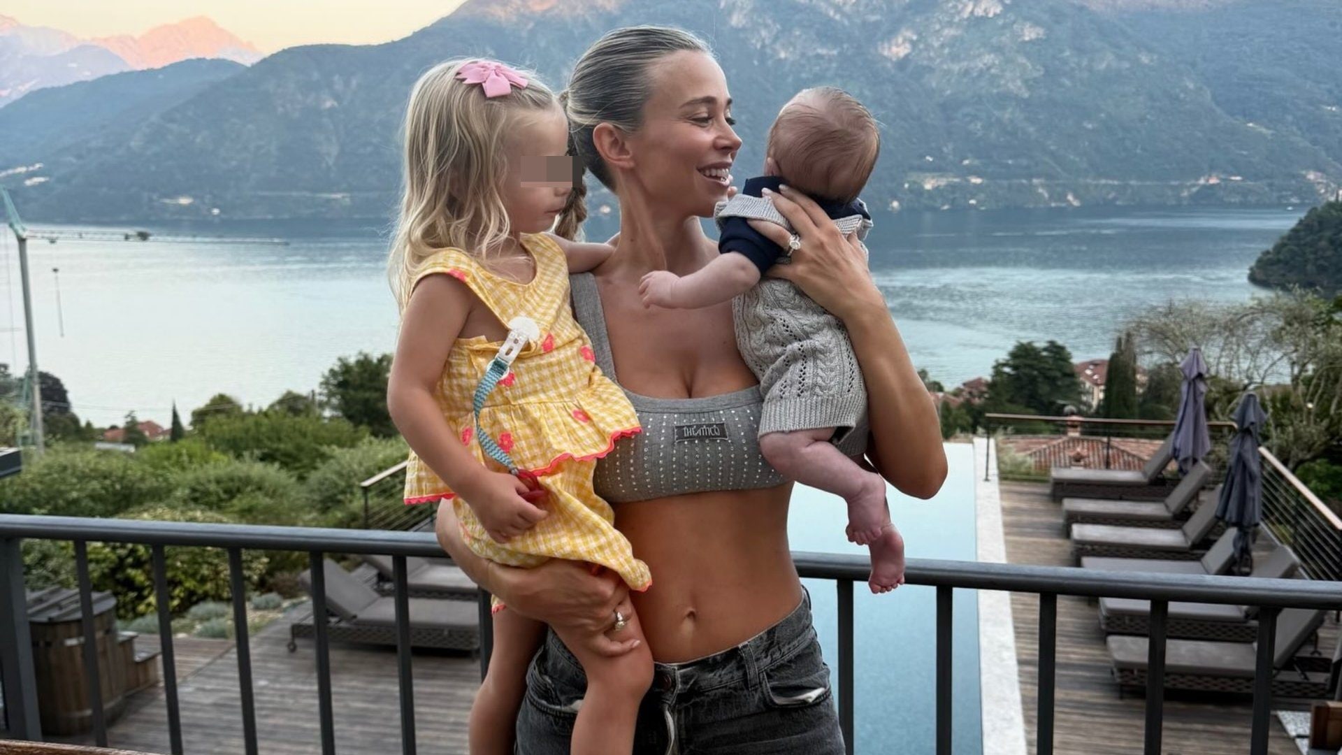 L'estate sul Lago di Como di Diletta Leotta: villa con piscina a sfioro per la vacanza con i figli