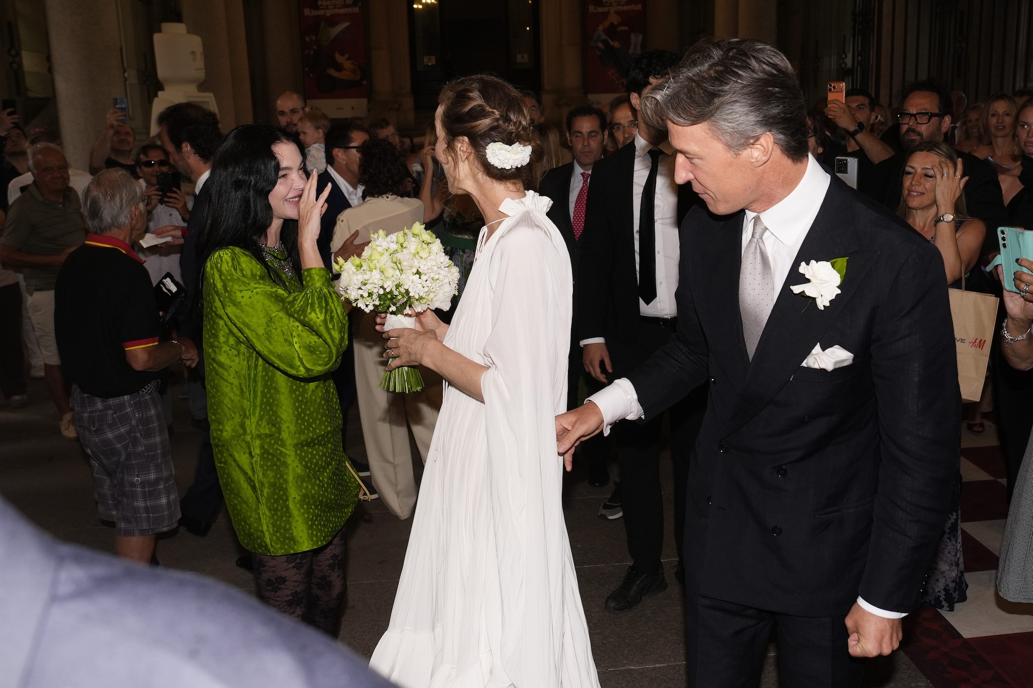 L'hairstyle scelto da Eva Herzigova per il Matrimonio