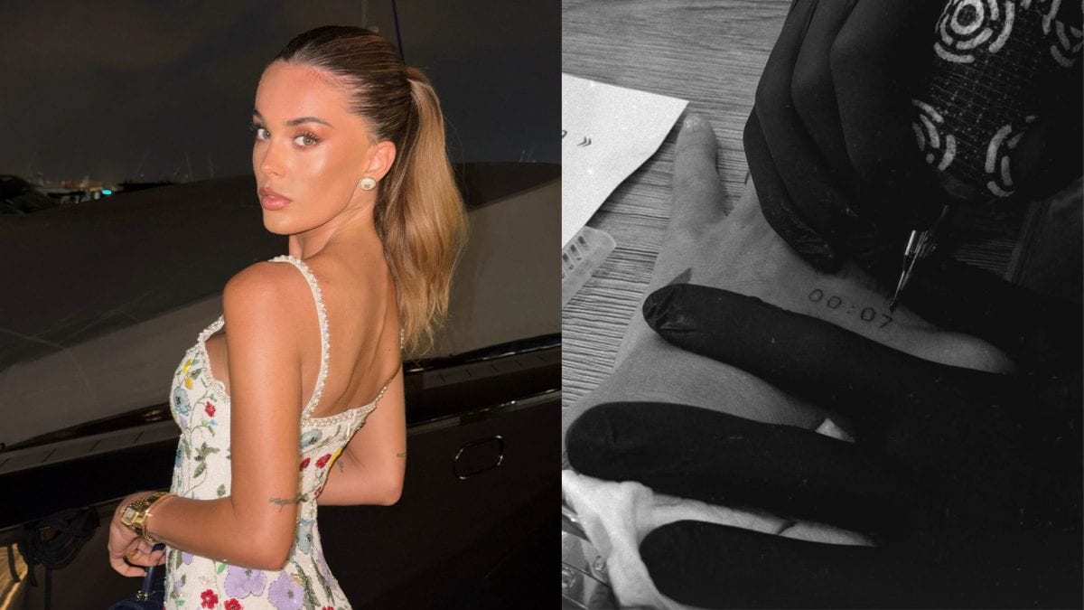Il nuovo tattoo di Sophie Codegoni