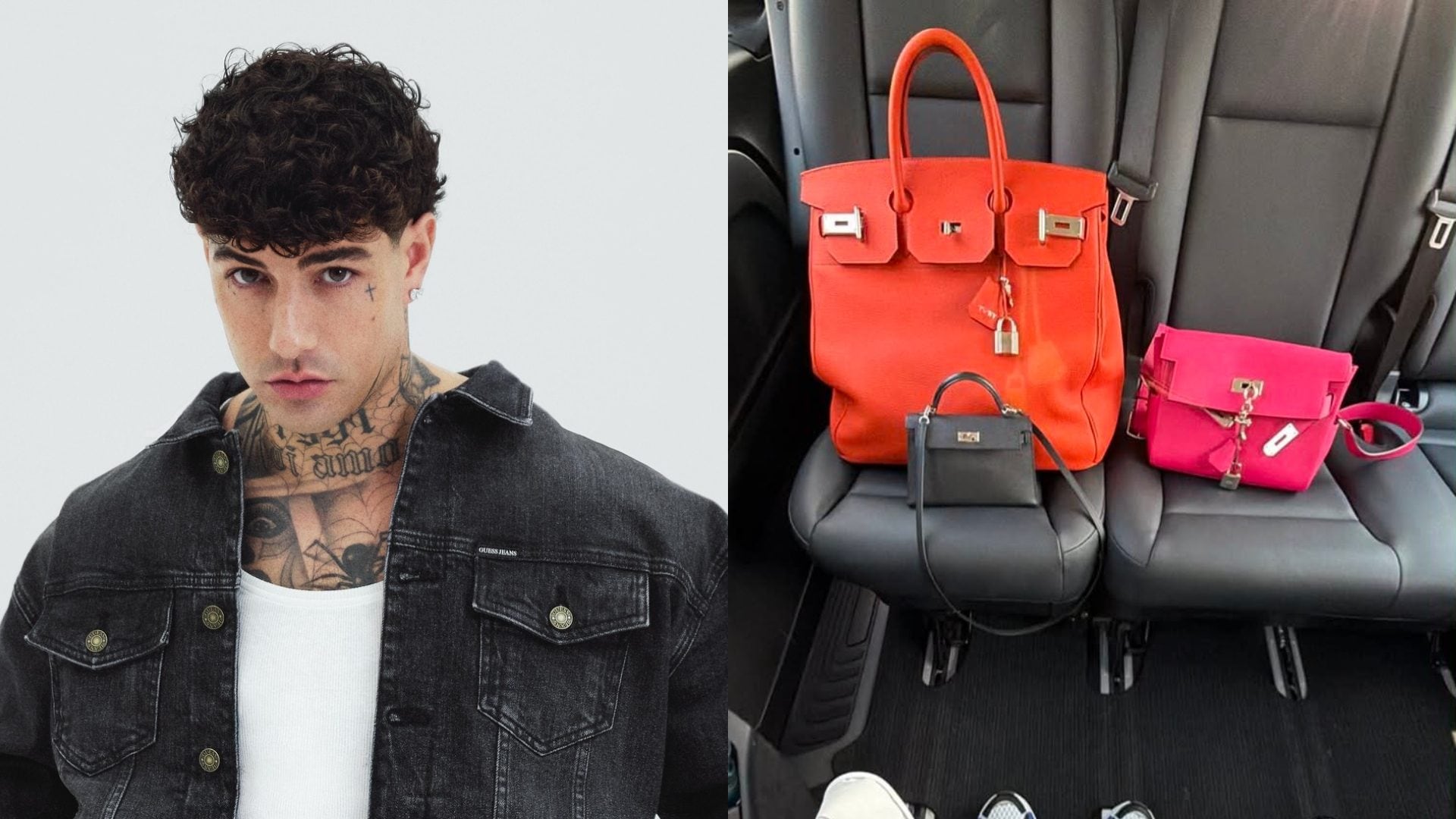 Le borse da viaggio di Tony Effe sono delle Hermés da quasi 100mila euro