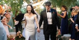 L'abito da sposa di Aurora Ramazzotti si ispira a quello indossato da Michelle Hunziker