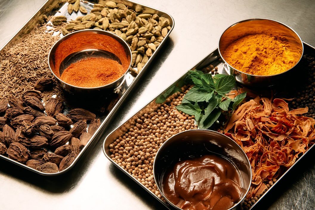 Gli ingredienti del biryani