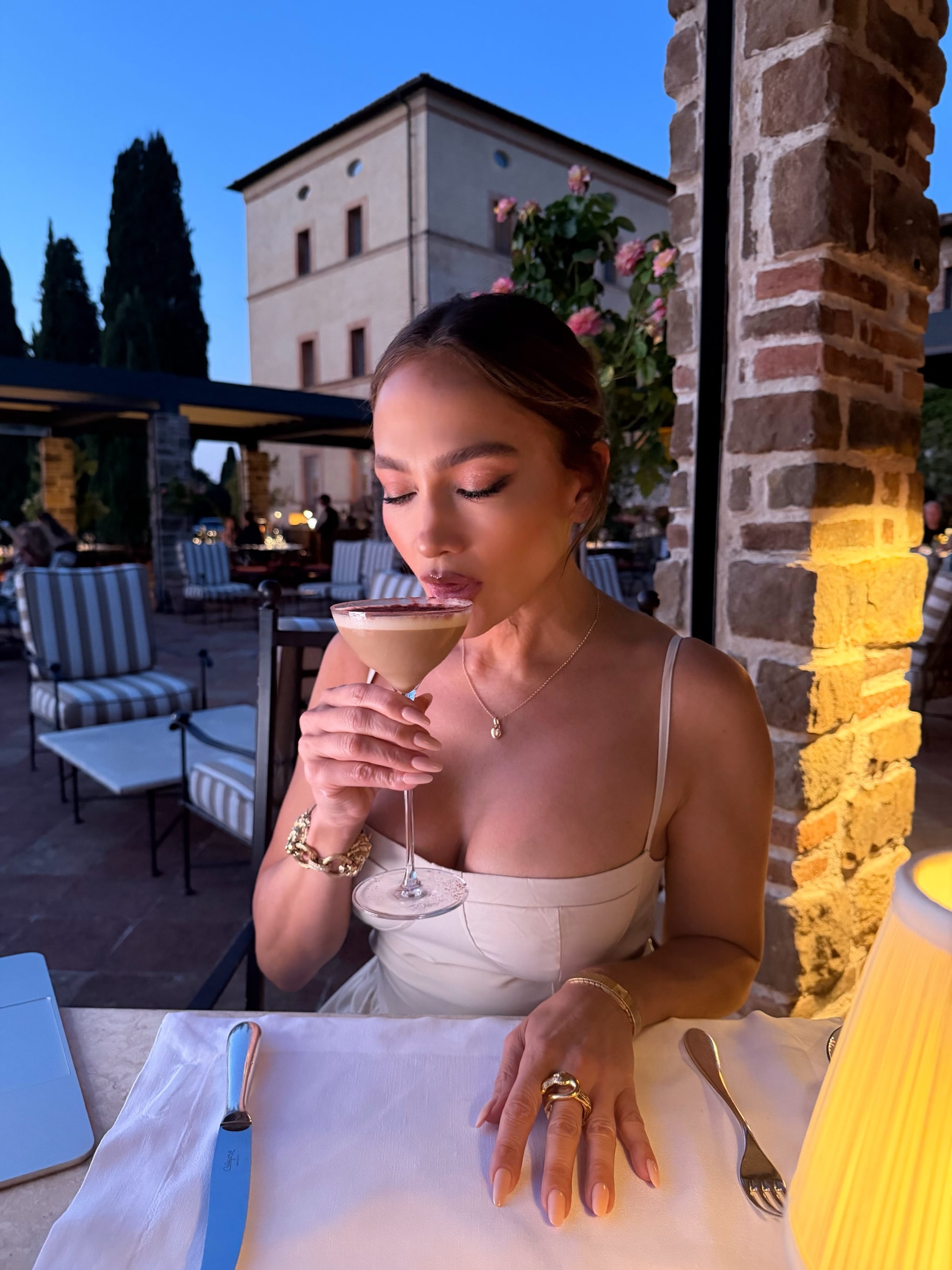 Jennifer Lopez al Castello di Casole