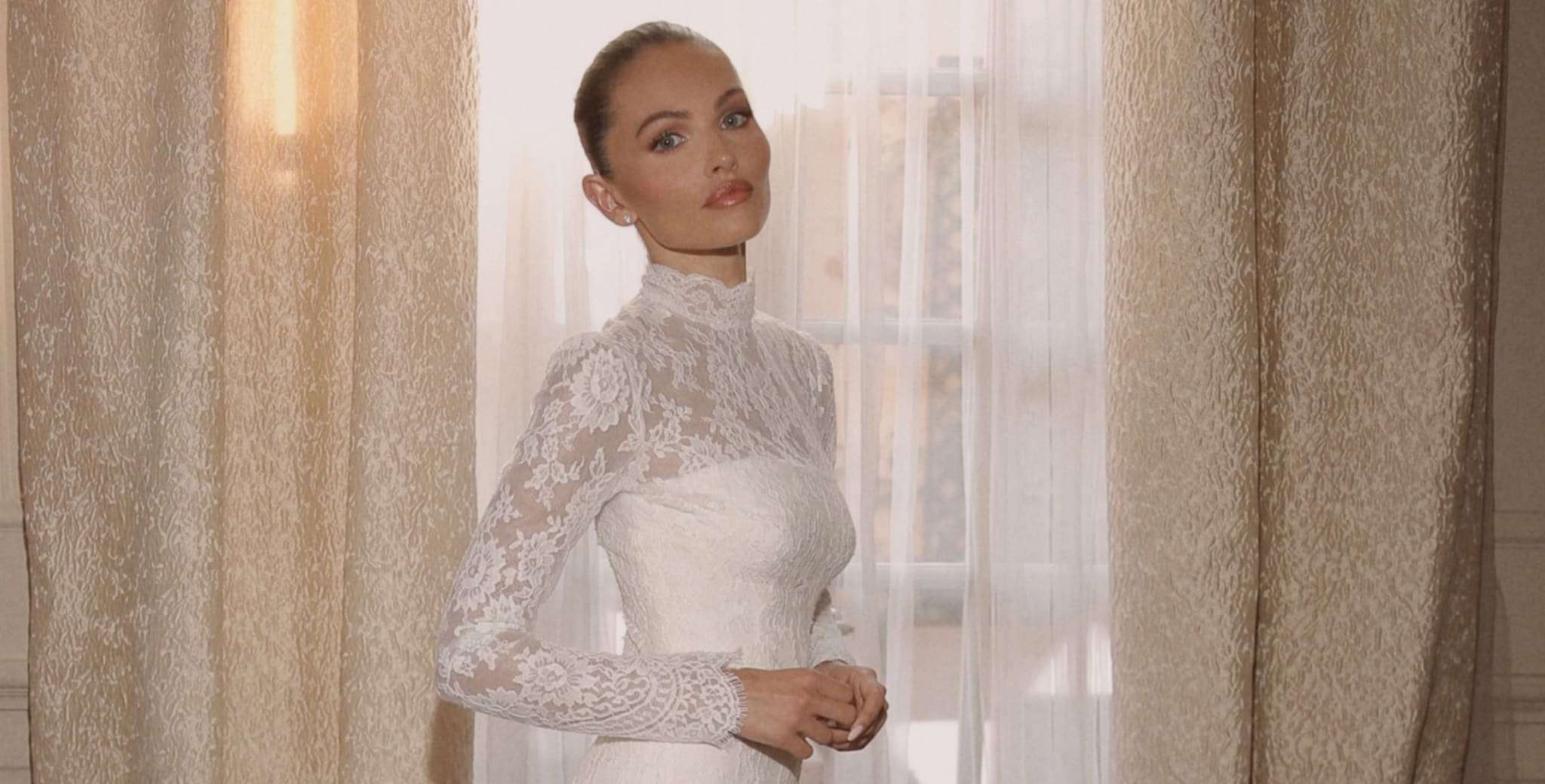 Thylane Blondeau svela il secondo abito da sposa: pizzo e maxi velo per l’ex bambina più bella del mondo