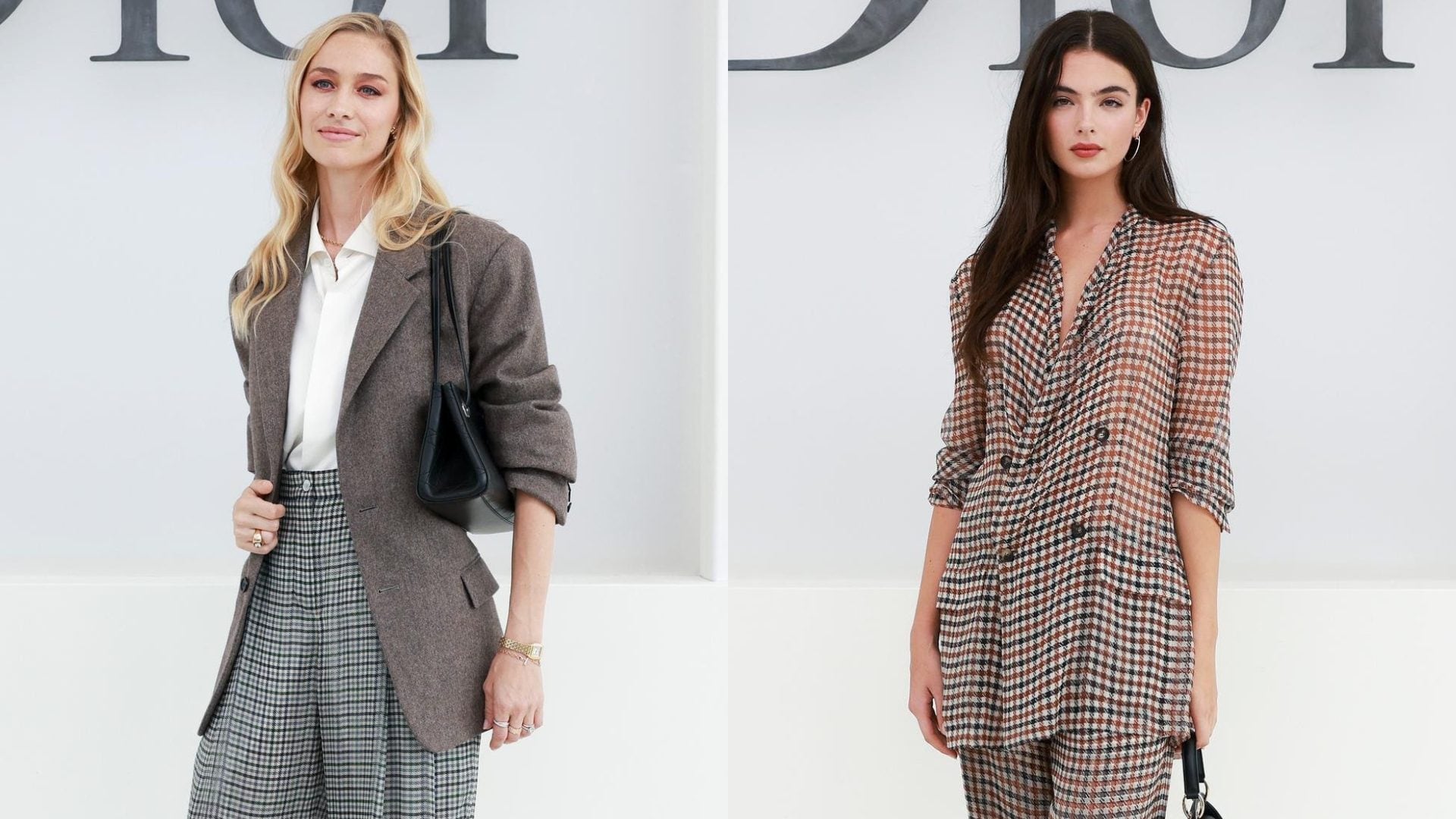Beatrice Borromeo e Deva Cassel, stesso look a Parigi: i pantaloni trasparenti sono il must dell'autunno