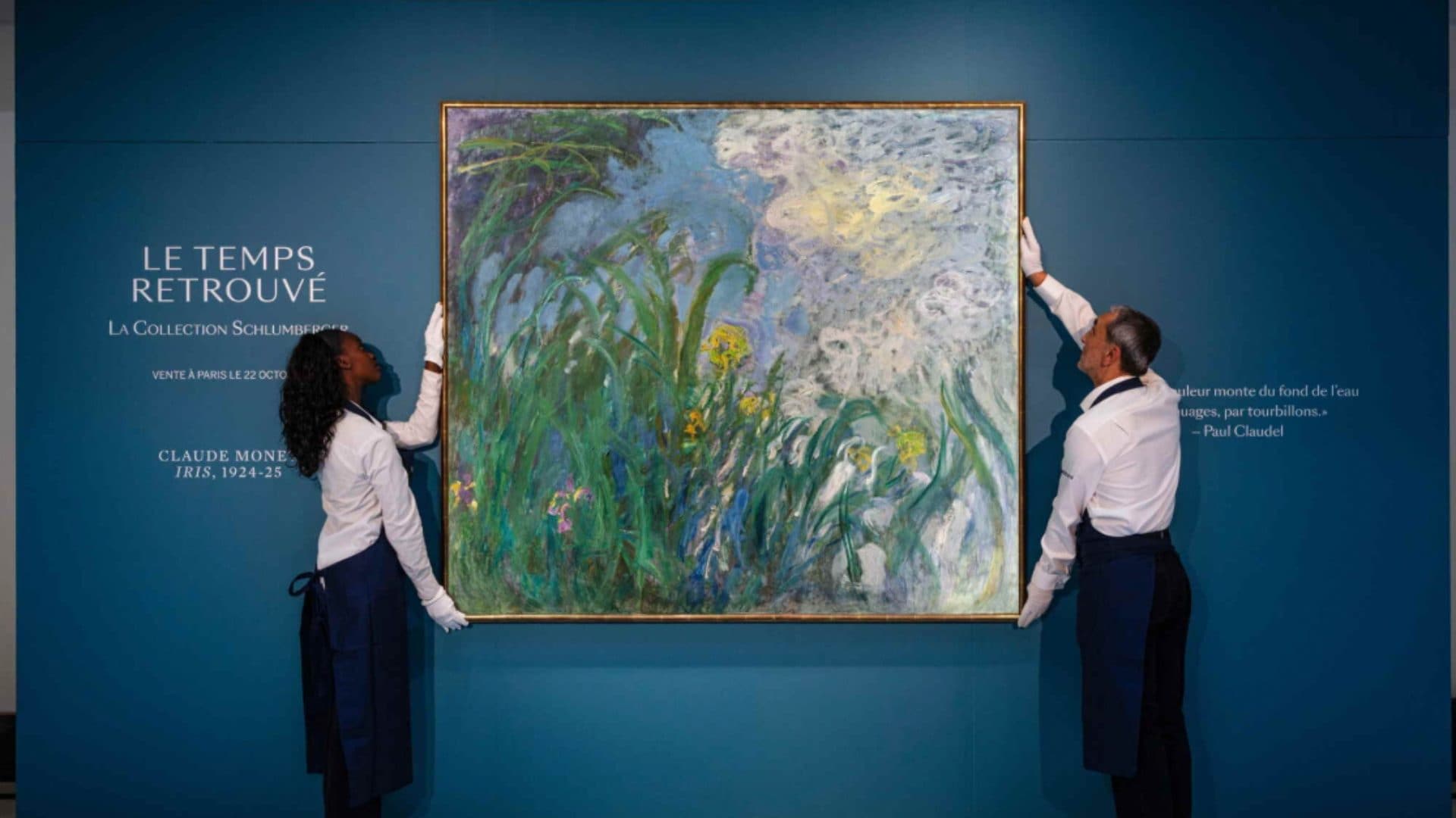 Asta da record per Iris di Monet: il quadro è stato venduto a 50 milioni di euro