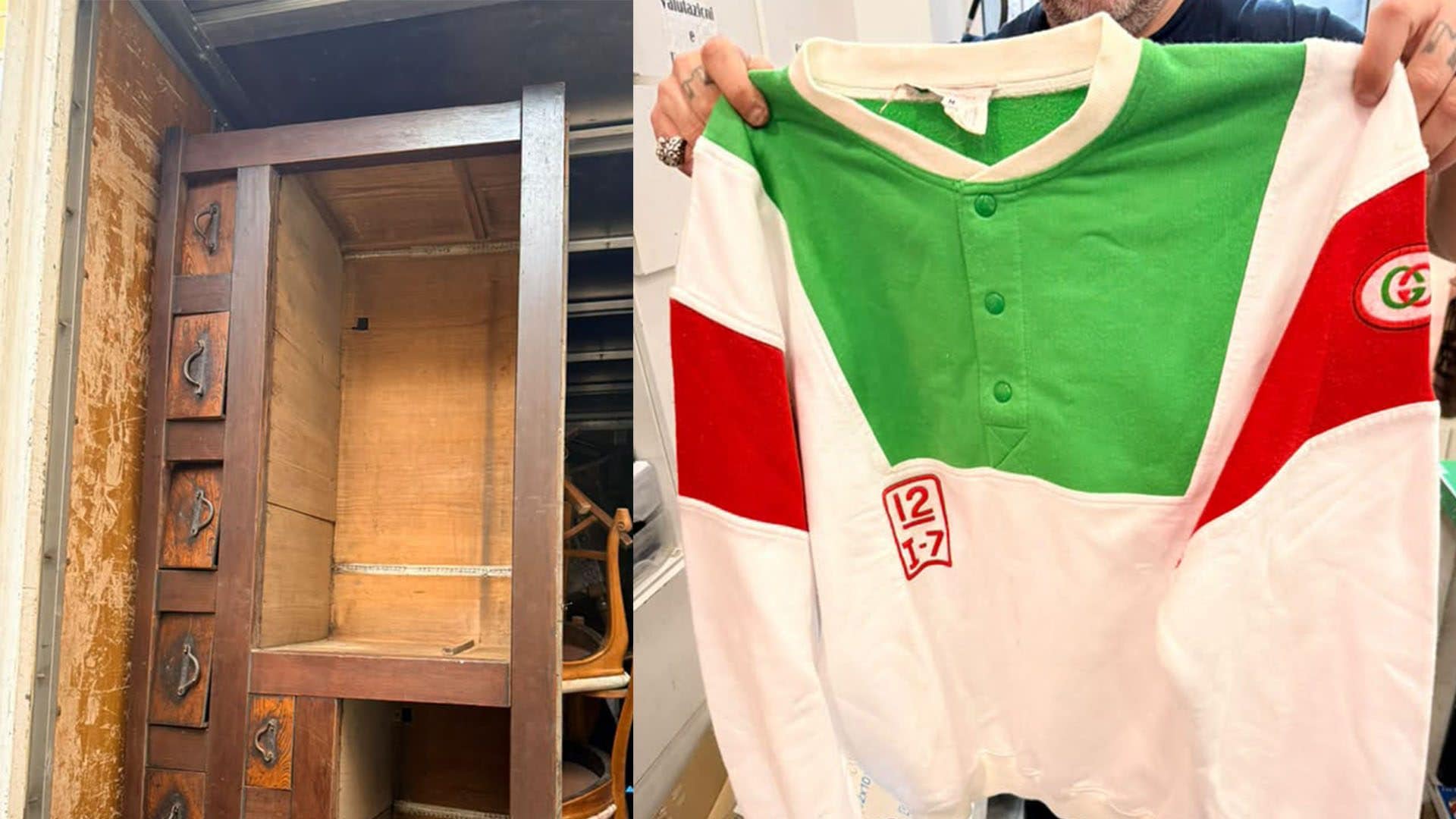 Villa Gucci a Roma svuotata, abiti e arredo in vendita al Mercatino: dal portafogli a 199 euro alla borsa a 929 euro