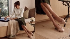 Il ritorno delle scarpe da ballo, come quelle color nude di Meghan Markle