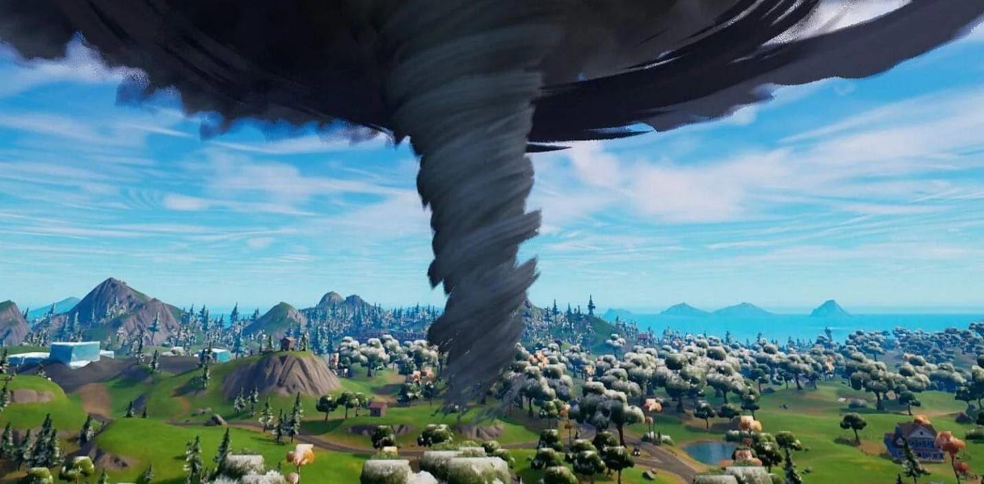 L'ultimo aggiornamento di Fortnite porta tornado e tempeste di fulmini