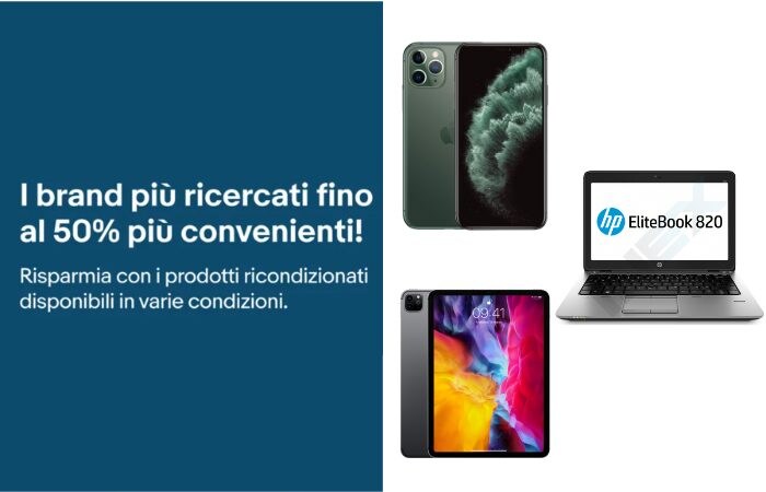 Offerte tech eBay: oltre 500 euro di sconto su iPhone e dispositivi ...