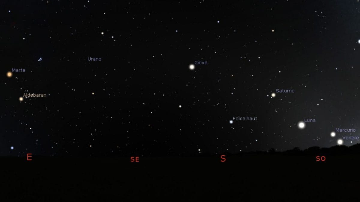 A Natale tutti i e la Luna visibili insieme nel cielo come vedere il magnifico spettacolo A Natale tutti i e la Luna visibili insieme nel cielo come vedere il magnifico spettacolo