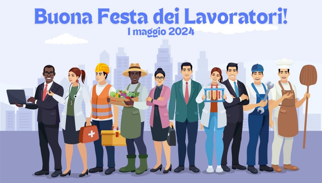 Buon 1 maggio 2024, immagini e GIF di auguri da scaricare gratis per la