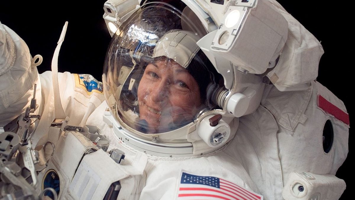 Peggy Whitson, la prima astronauta donna a comandare la Stazione Spaziale Internazionale (ISS). Credit: NASA