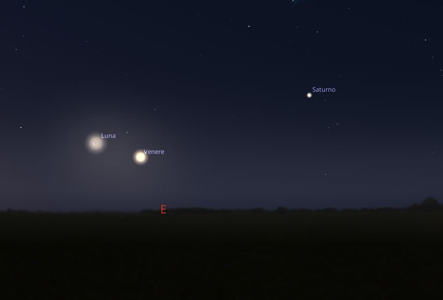 Il 24 maggio magnifico bacio nel cielo tra la Luna, Venere e Saturno: a che ora vederlo dall'Italia