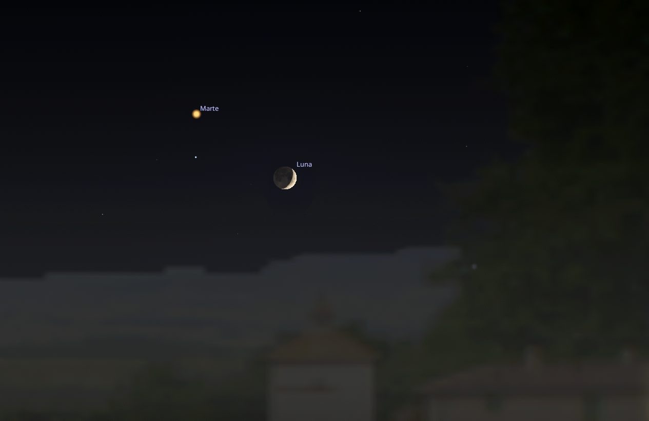Oggi 29 giugno magnifico bacio tra la Luna e Marte: a che ora vederlo e come riconoscere il Pianeta Rosso