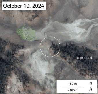 Evoluzione temporale della nuova formazione. Credit: R. Greg Vaughan (USGS)