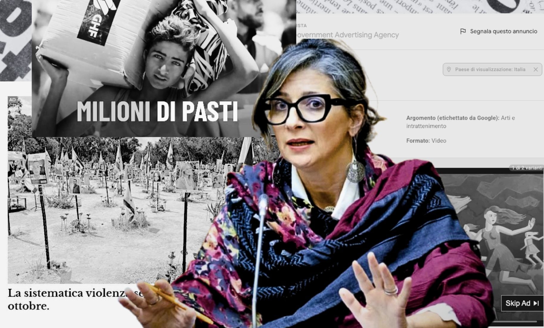 Chi paga gli annunci contro Francesca Albanese: la storia dell'agenzia IGAA