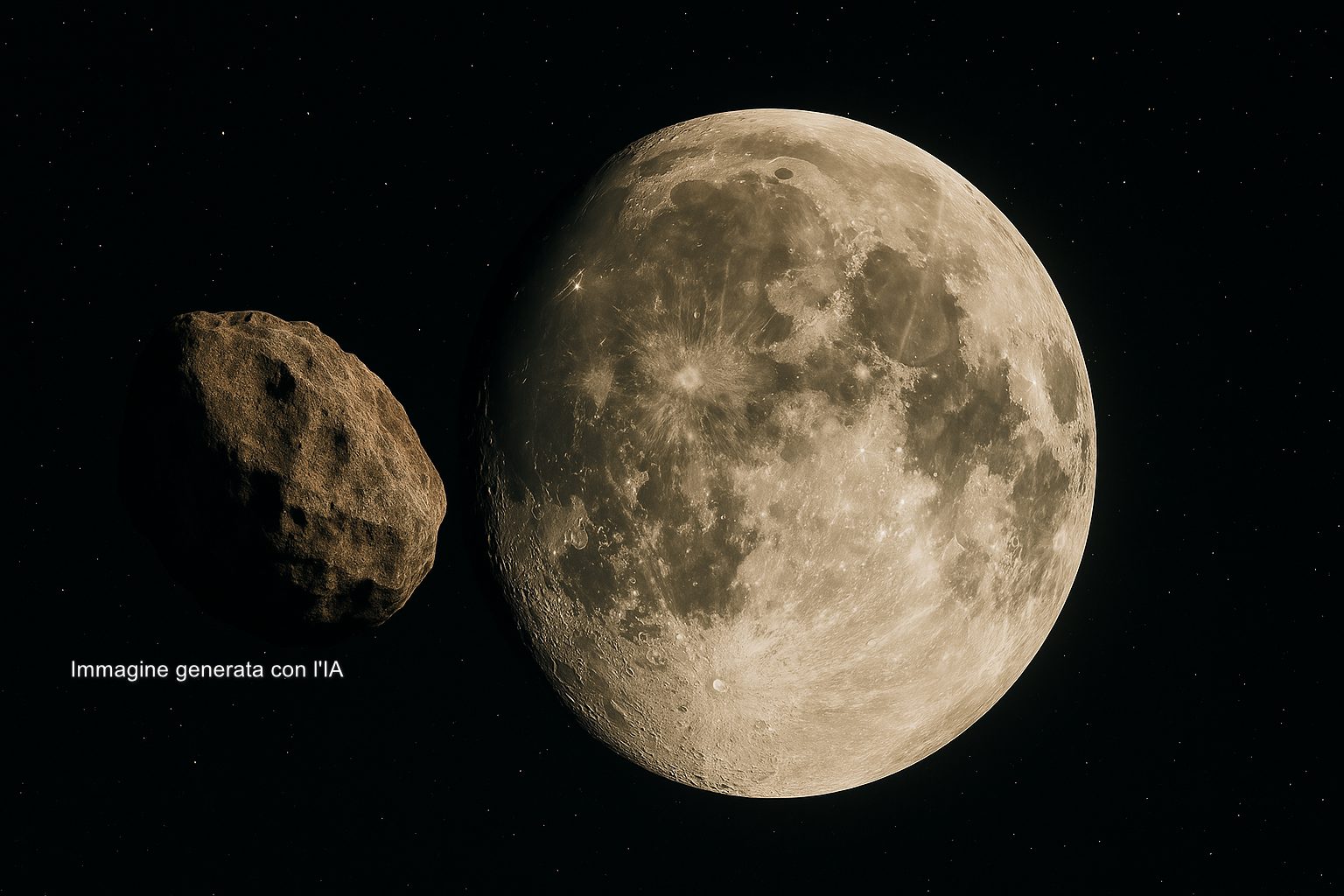 L'asteroide 2024 YR4 può colpire la Luna nel 2032: rischi da non sottovalutare anche per la Terra