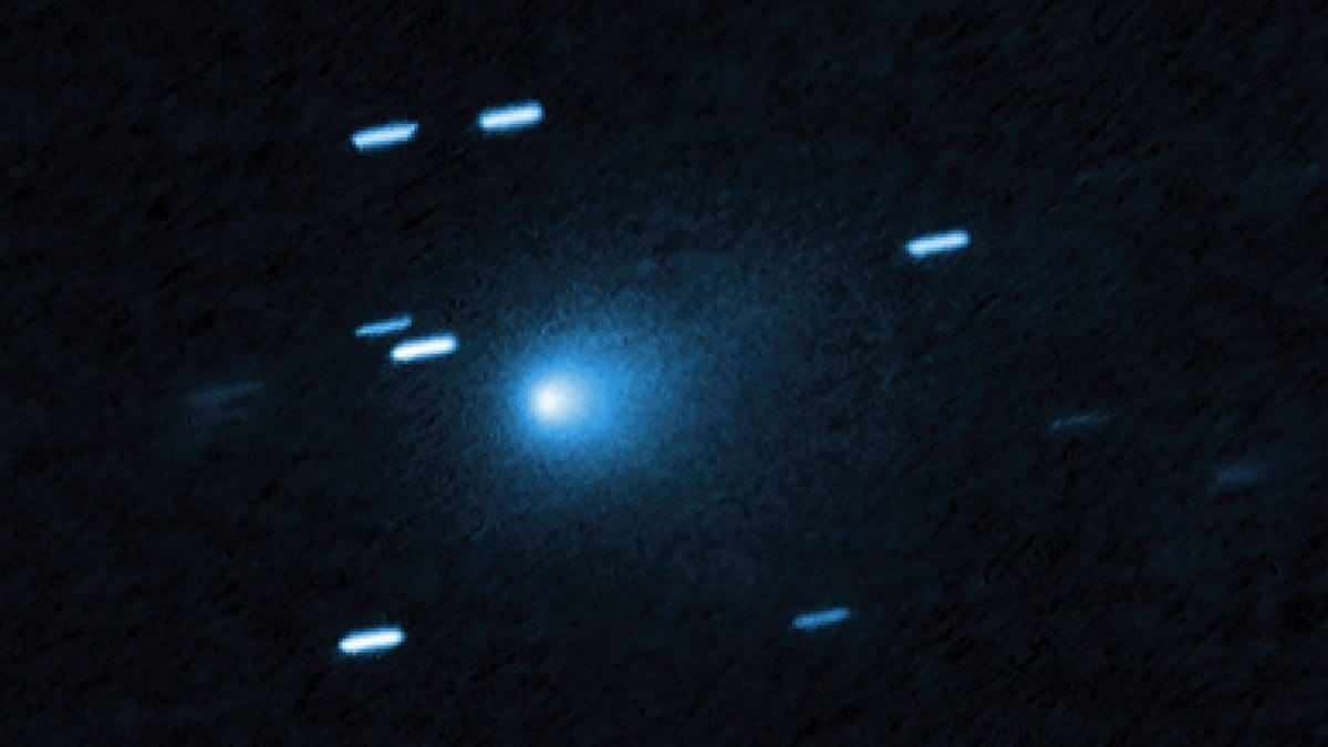 La cometa aliena 3I/Atlas. Credit: NASA, ESA, David Jewitt. Joseph DePasquale