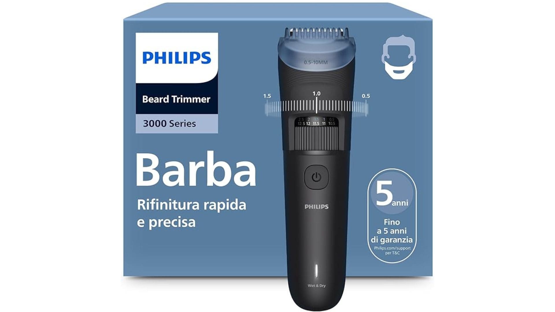 Regolabarba Philips Bread Trimmer 3000 Series
