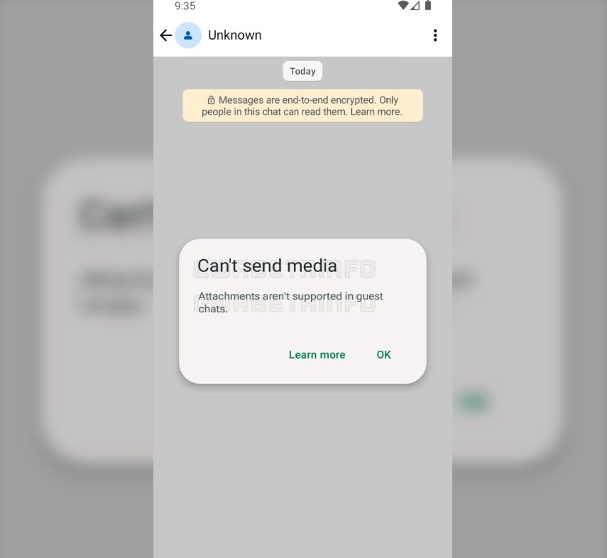 WABETAINFO | Le Guest Chat Su WhatsApp