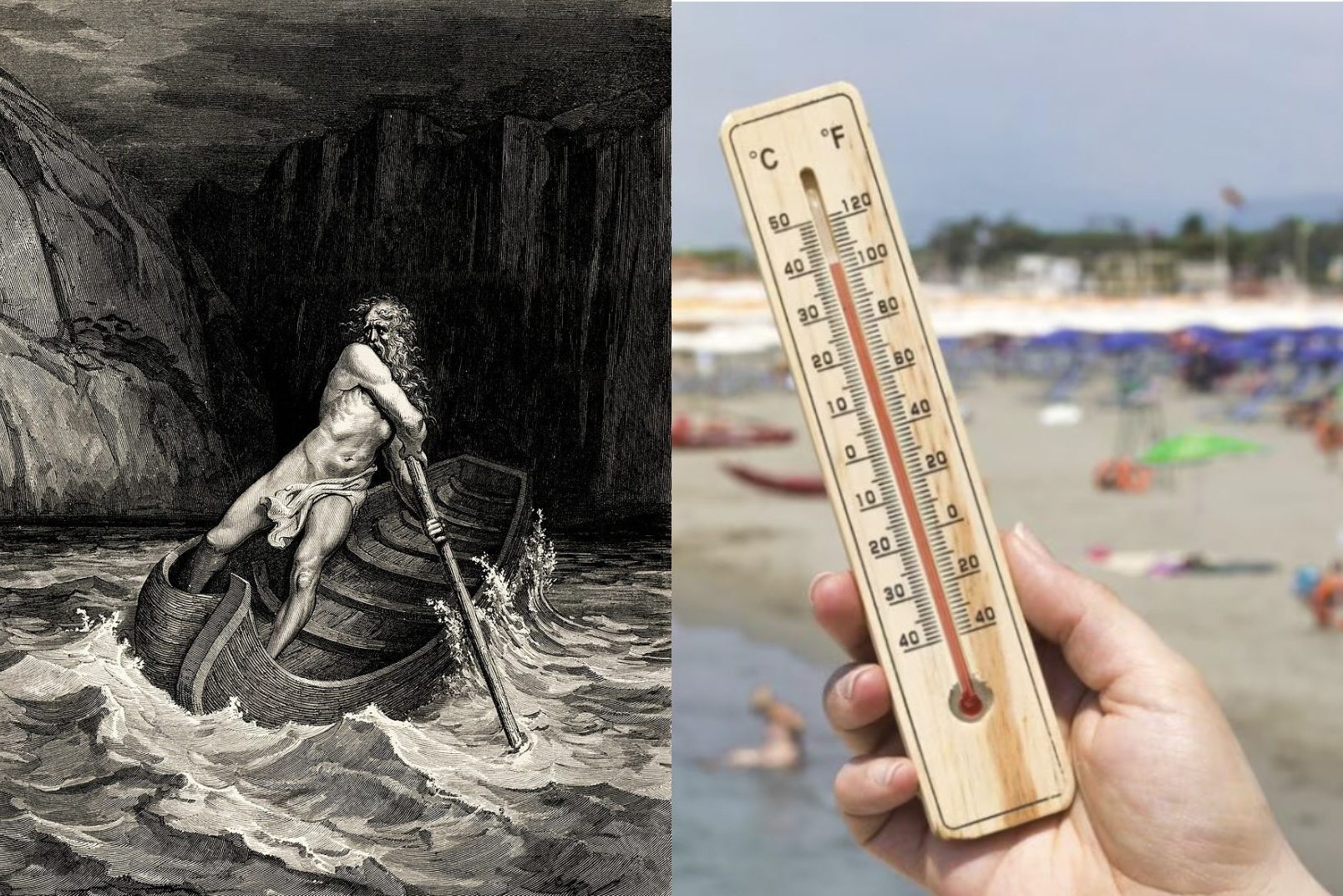 Perché l'anticilone che porta il caldo si chiama Caronte, il nocchiere degli inferi