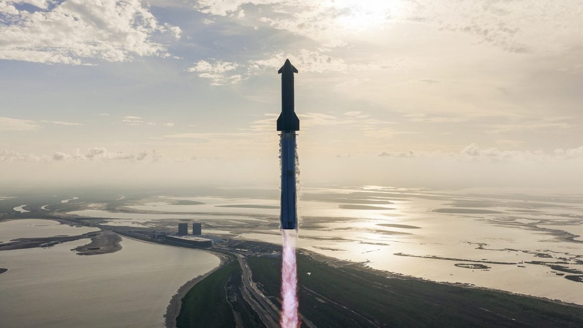Il lancio di Starship. Credit: SpaceX/X