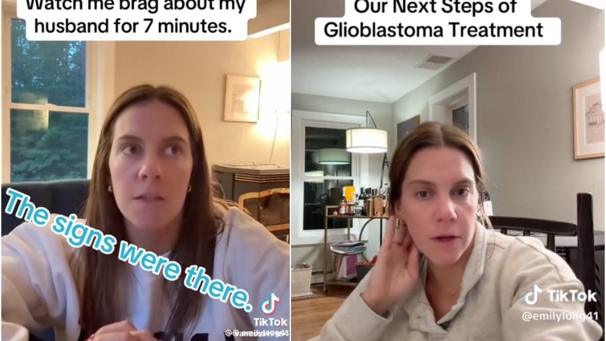 TIKTOK | Screenshot dai video dal profilo di Emily Long ripresi da altri account TikTok