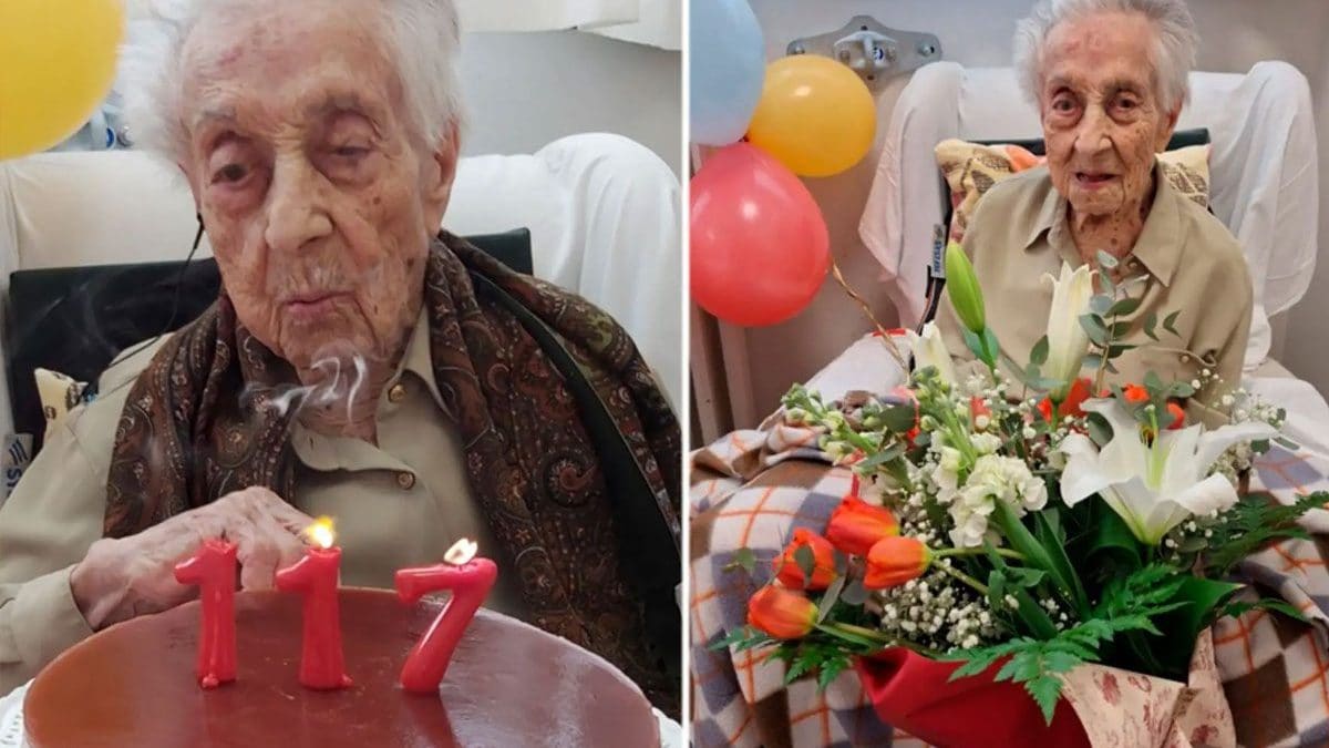 Maria Branyas Morera, la donna che deteneva il record di persona vivente più anziana del mondo prima di morire nel 2023 all’età di 117 anni
