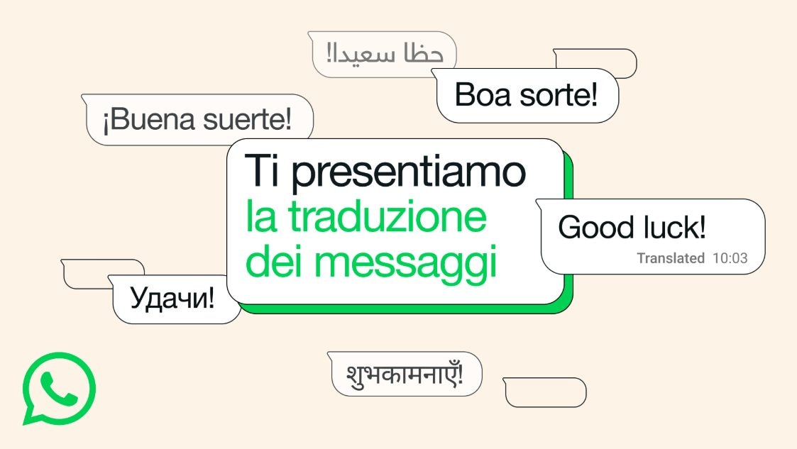 Finalmente su Whatsapp è arrivata la traduzione automatica dei messaggi: come attivarla