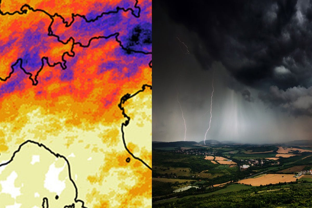 Le regioni d’Italia dove aumenteranno i temporali a supercella: la mappa aggiornata