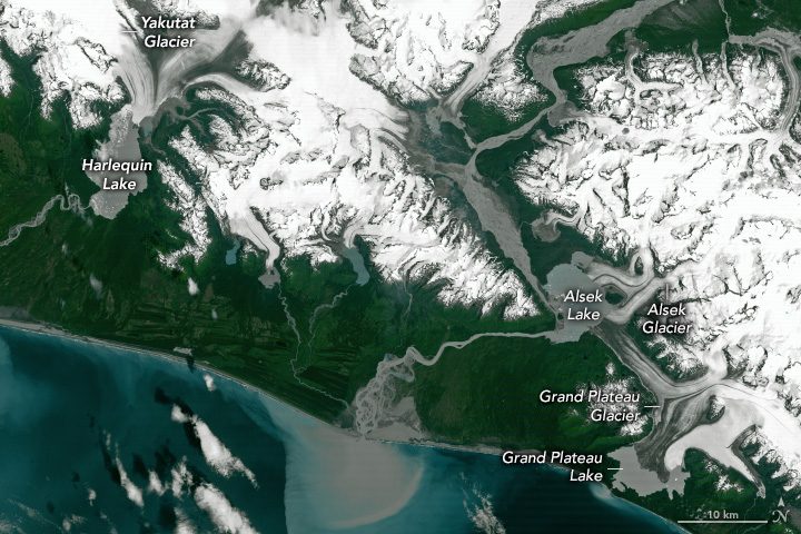 Visione d’insieme dell’area coinvolta. Credit: Earth Observatory/NASA