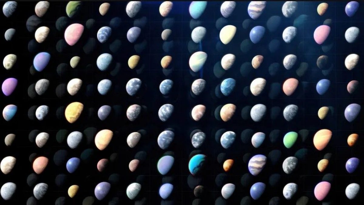 Illustrazione di esopianeti. Credit: NASA