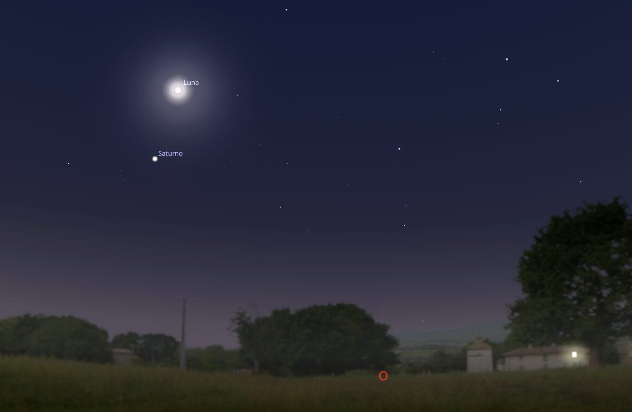 Oggi 8 settembre il bacio della Luna a Saturno: a che ora e come vedere il fenomeno astronomico