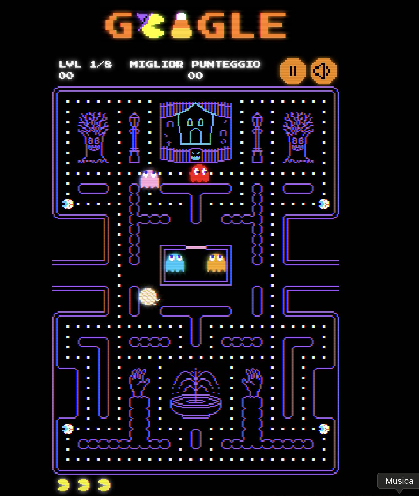 GOOGLE | Il minigame di PAC–MAN